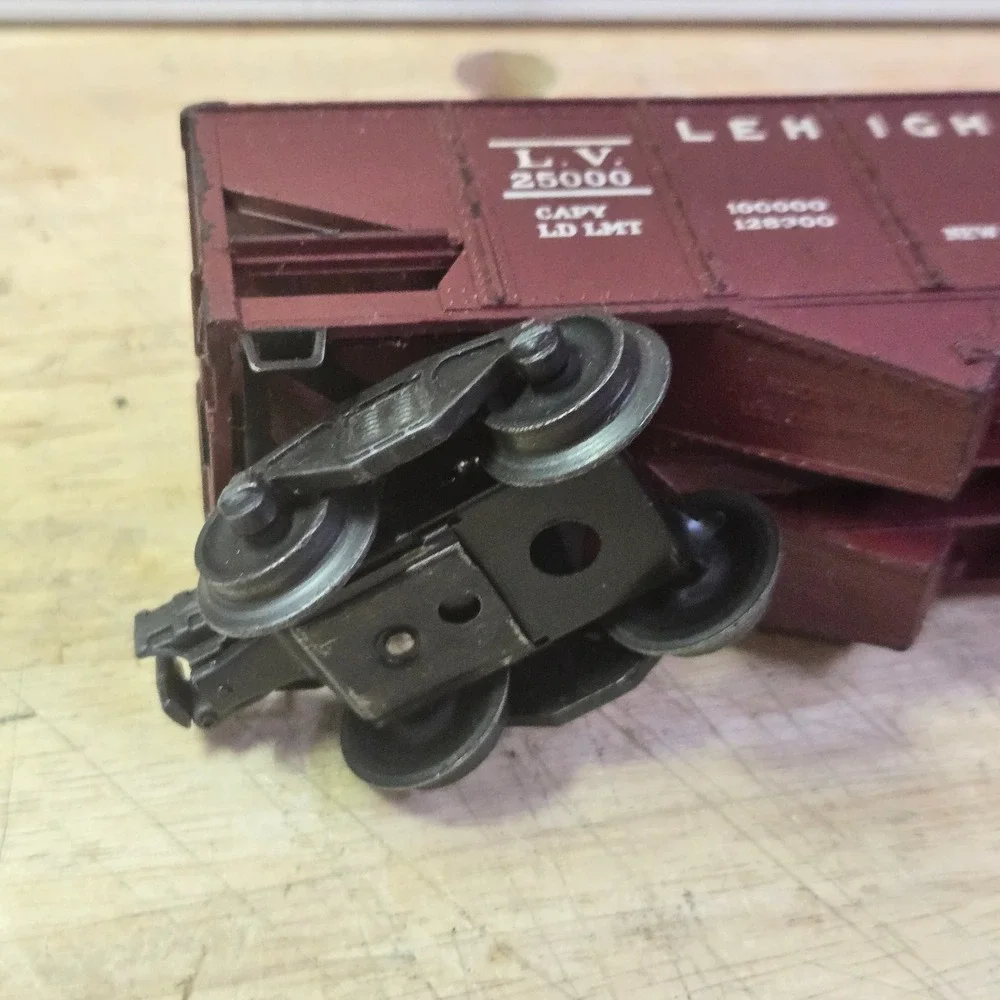 Lionel 6456 Lehigh Valley 25000 Maroon Hopper Car Postwar O Gauge w WOT box